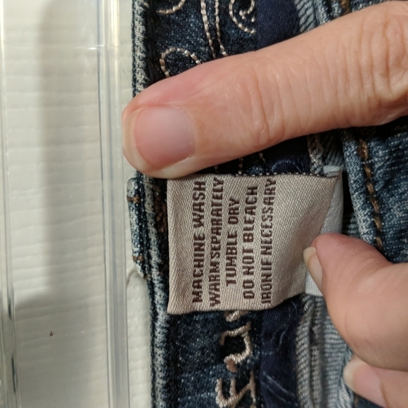 Refuge Junior's Cuffed Straight Leg Jeans Size 11 - Picture 4 of 11